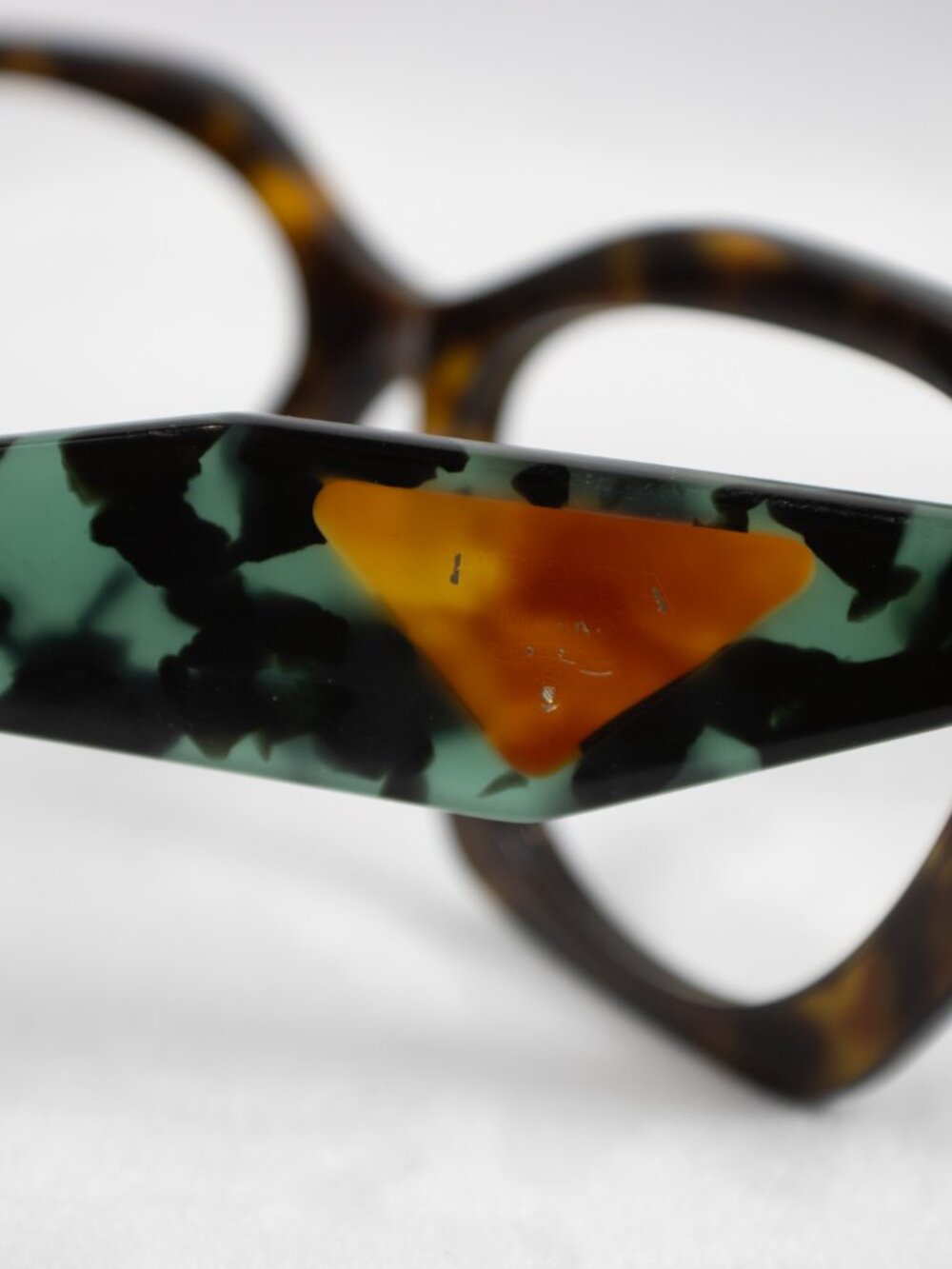 PRADA PR 09YV 2AU1O1 Tortoise Demo Lens 54 mm Women's Eyeglasses no lense - Picture 7 of 8